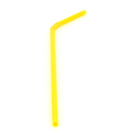 Plastic rietje flexibel PS Ø0,5cm 21cm (100 stuks) 