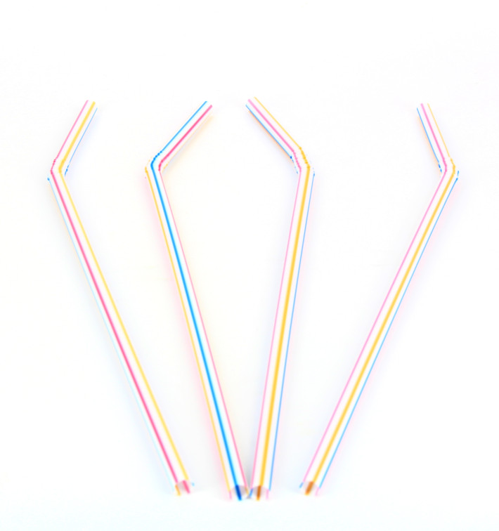 Plastic rietje flexibel PS Ø0,5cm 23cm Plastic rietje flexibel PS Ø0,5cm 23cm