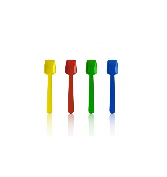 Plastic ijs lepel 9cm Plastic ijs lepel 9cm