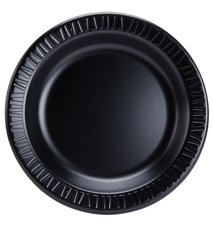 Schuim bord "Quiet Classic" gelamineerd zwart 26 cm Schuim bord "Quiet Classic" gelamineerd zwart 26 cm