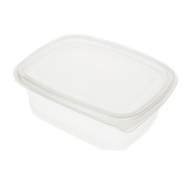 Plastic scharnierende Deli-Container microgolfbaar PP 500ml (600 stuks)