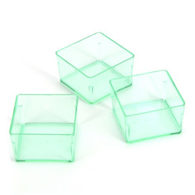 Proeving plastic kom PS Water groen 4,2x4,2cm (24 stuks) 