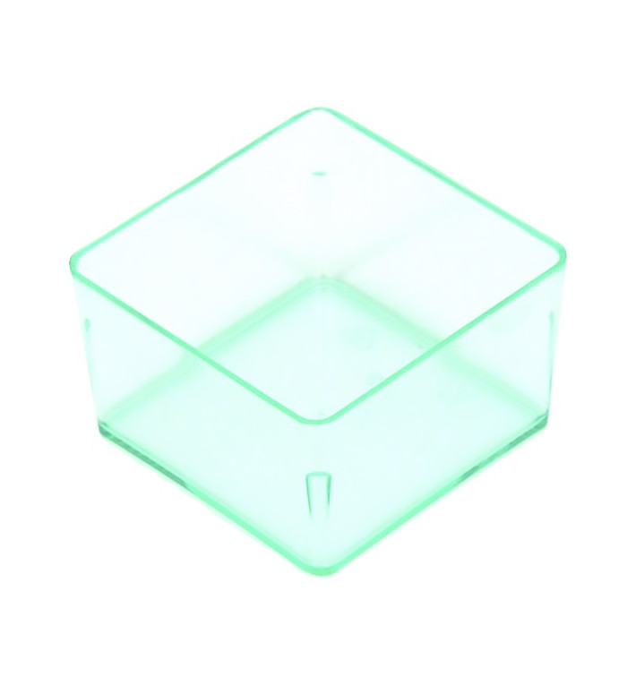 Proeving plastic kom PS Water groen 4,2x4,2cm Proeving plastic kom PS Water groen 4,2x4,2cm