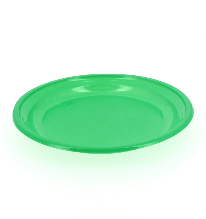 Plastic bord Plat groen 20,5 cm Plastic bord Plat groen 20,5 cm