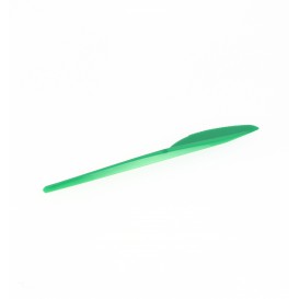 Plastic PS mes groen 16,5 cm (900 stuks)