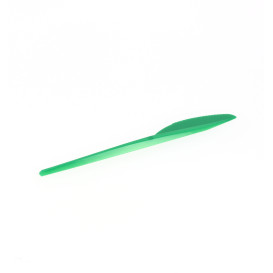 Plastic PS mes  groen 16,5 cm (900 stuks)