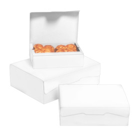 Gebakdoos karton Witte 2Kg wit 25,8x18,9x8cm (125 stuks)