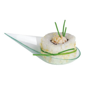 Proeving lepel PS met handvat "Water groen" 5x10cm (200 stuks)