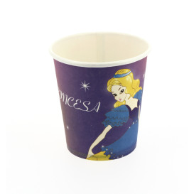Papieren beker Princess Design 200 ml (500 stuks)