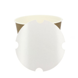 Papieren Deksel voor gebraden kip emmer 5100ml (100 stuks) 