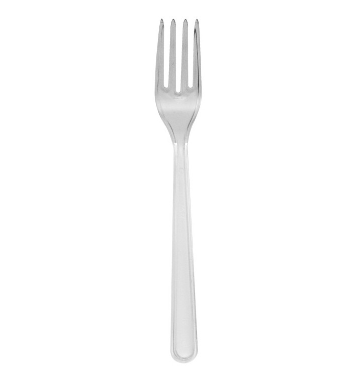 Plastic vork Magnum transparant18,5 cm Plastic vork Magnum transparant18,5 cm