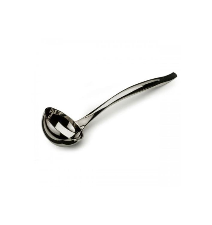 Plastic pollepel PS gemetalliseerd 30cm Plastic pollepel PS gemetalliseerd 30cm
