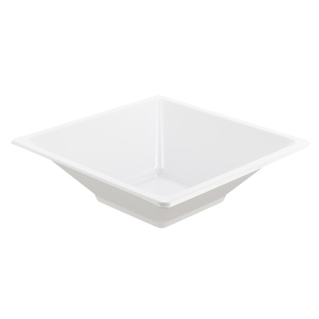 Plastic kom PS Vierkant wit 12x12cm (720 stuks)