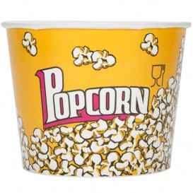 Papieren Popcorn doosje 3900ml 18,1x14,2x19,4cm (300 stuks)