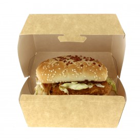 Kraft Hamburger bakjes XXL 14,5x14,5x8cm 