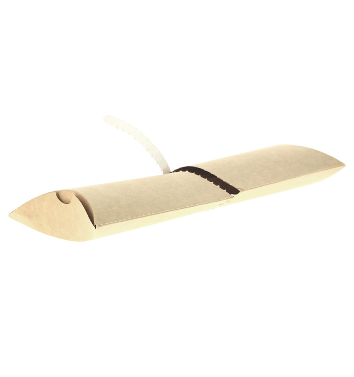 Papieren stokbrood Container kraft Easen Opening Papieren stokbrood Container kraft Easen Opening