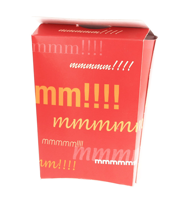Papieren Container voor frietenGesloten Papieren Container voor frietenGesloten