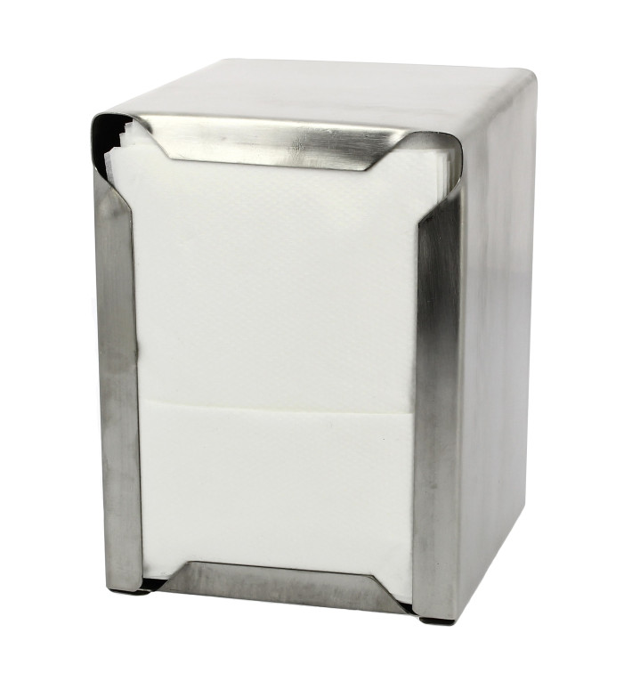 Servet Roestvrij van staal Dispenser "Miniservis" 17x17 Servet Roestvrij van staal Dispenser "Miniservis" 17x17