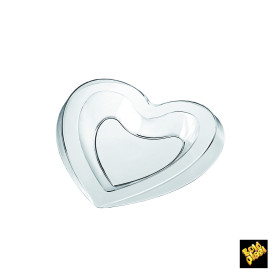 Proeving Plastic bord PS "Free" transparant 15ml (500 stuks)