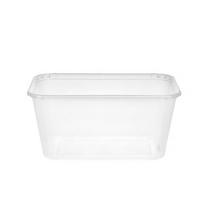 Plastic deli Container PP Rechthoekige vorm 1000ml (50 stuks) Plastic deli Container PP Rechthoekige vorm 1000ml (50 stuks)