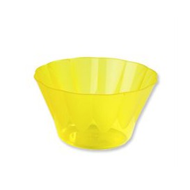 Plastic beker "Roenal" voor Cocktail geel 500ml (25 stuks)