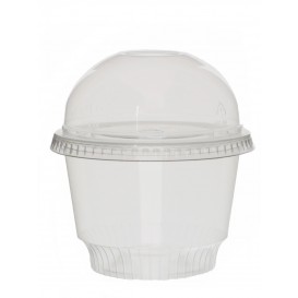 Plastic PET Container Kristal Solo® 8Oz/240ml Ø9,2cm (1000 stuks)