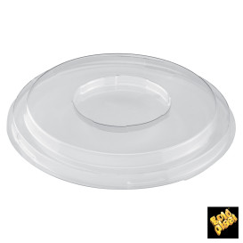 Plastic Deksel voor Proeving Kom PS medium maat Dessert transparant PET 250ml (6 stuks) 