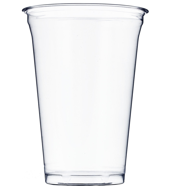 Plastic beker PET stijf 610ml Ø9,8cm Plastic beker PET stijf 610ml Ø9,8cm