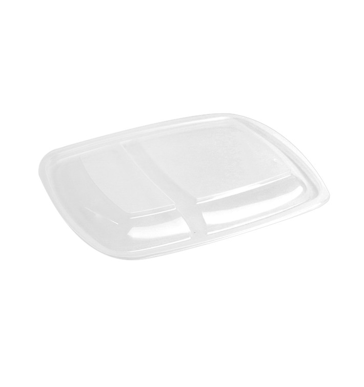 Plastic Deksel voor Deli Container PP Rechthoekige vorm 2C zwart 23x16,5cm Plastic Deksel voor Deli Container PP Rechthoekige vorm 2C zwart 23x16,5cm