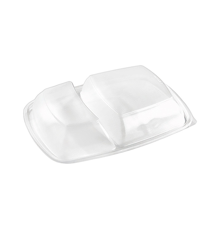 Plastic Deksel voor Deli Container PP Rechthoekige vorm 2C zwart 28x20cm Plastic Deksel voor Deli Container PP Rechthoekige vorm 2C zwart 28x20cm