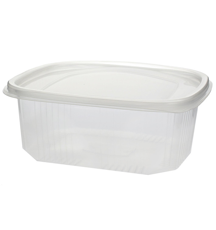 Plastic scharnierende Deli-Container microgolfbaar PP 2000ml Plastic scharnierende Deli-Container microgolfbaar PP 2000ml