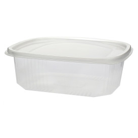 Plastic scharnierende Deli-Container microgolfbaar PP 500ml 