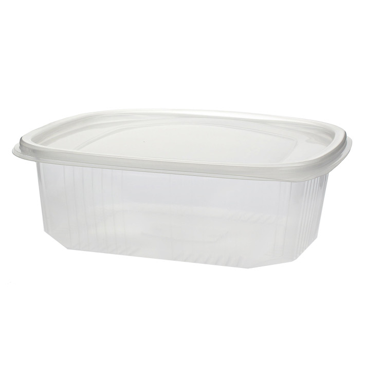 Plastic scharnierende Deli-Container microgolfbaar PP 500ml Plastic scharnierende Deli-Container microgolfbaar PP 500ml