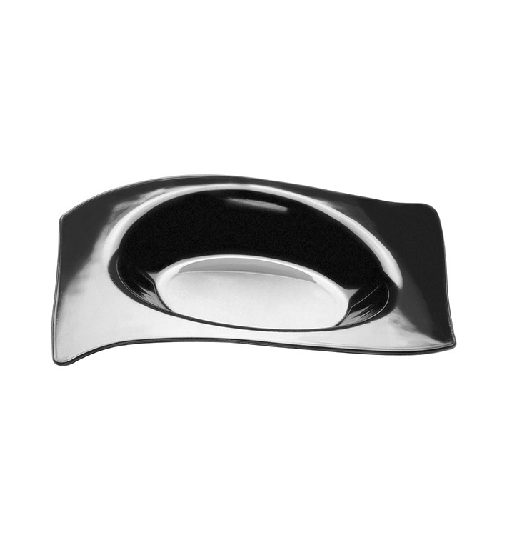 Proeving Plastic bord PS Plat zwart 8x6,6 cm (50 stuks) Proeving Plastic bord PS Plat zwart 8x6,6 cm (50 stuks)