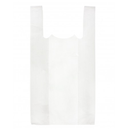 Plastic T-shirt tas wit 35x40cm (200 stuks) 