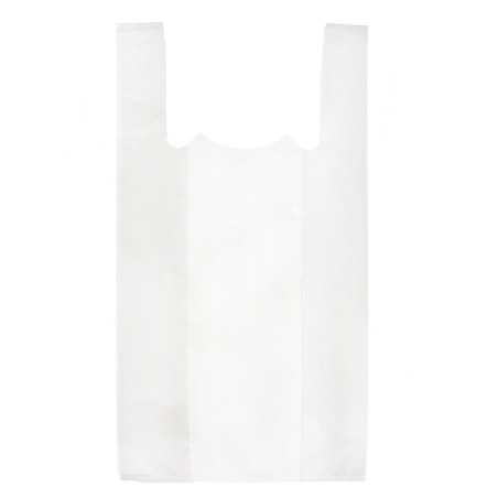 Plastic T-shirt tas wit 35x40cm (200 stuks) 