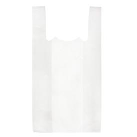 Plastic T-shirt tas wit 40x50cm (4000 stuks)