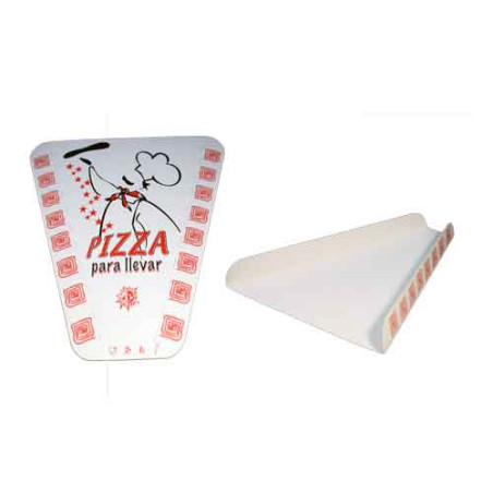 Gegolfde Pizza stuk doosje (100 stuks)