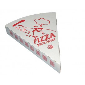 Gegolfde Pizza stuk doosje Takeaway (25 stuks)
