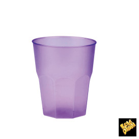 Plastic PP beker "Frost" lila 270ml (420 stuks)