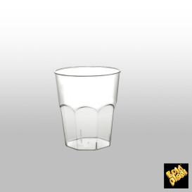 Plastic beker Cocktail PS transparant Ø7,3cm 200ml (50 stuks) 