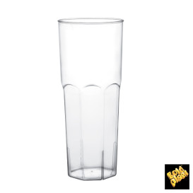 Plastic Collins PS glas transparant Ø6,5cm 350ml (360 stuks)