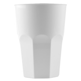 Plastic beker voor Cocktail PP wit Ø8,4cm 350ml (20 stuks) 