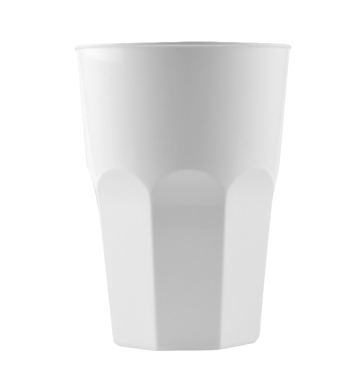 Plastic beker voor Cocktail PP wit Ø8,4cm 350ml (420 stuks)