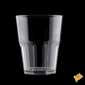 Plastic glas SAN Herbruikbaar "Rox" transparant 300ml (8 stuks) 