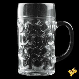 Plastic bierglas Herbruikbaar SAN Ø105mm 1000ml (1 stuk)