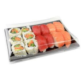 Plastic Deksel voor Platter 12x16cm (50 stuks) 