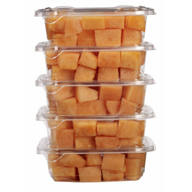 Plastic deli Container PET onverbrekelijk 750ml 18x14x5cm (390 stuks)