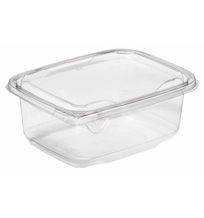 Plastic deli Container PET onverbrekelijk 1000ml 18x14x7cm (65 stuks) Plastic deli Container PET onverbrekelijk 1000ml 18x14x7cm (65 stuks)
