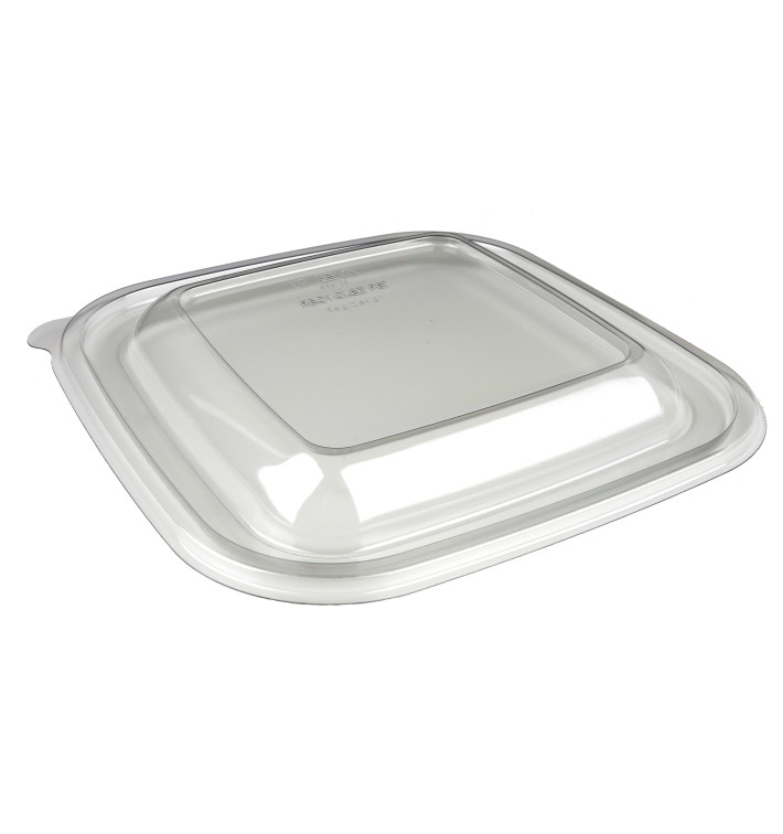 Plastic PET Deksel voor Plastic Kom 190x190mm (300 stuks) Plastic PET Deksel voor Plastic Kom 190x190mm (300 stuks)